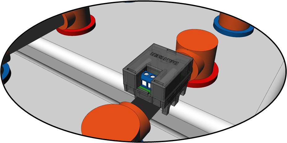 CS-Sensor C-typeクランプ（ケーブル用）装着イメージ